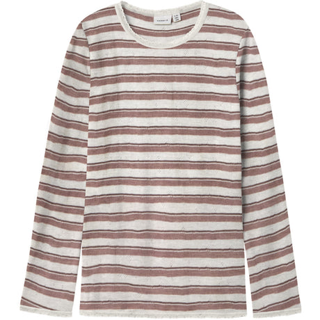 Name It Antler Snow White Nkfwang Uld Needle Ls Top