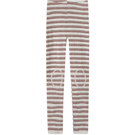 Name It Antler Snow White Nkfwang Uld Needle Leggings