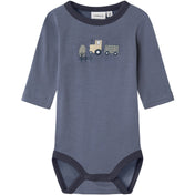 Name It Folkstone Gray Tractor Nbmwillit Uld Ls Body