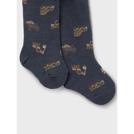 Name It Ombre Blue Working Machines Nbmwak Wo/Bl Strømpebukser Aoj