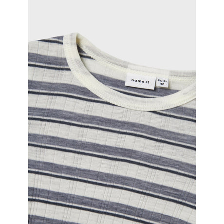 Name It Folkstone Gray Snow White Nmmwang Uld Needle Ls Body Noos