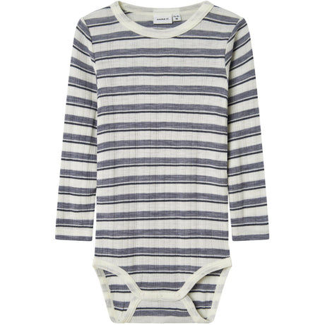 Name It Folkstone Gray Snow White Nmmwang Uld Needle Ls Body Noos