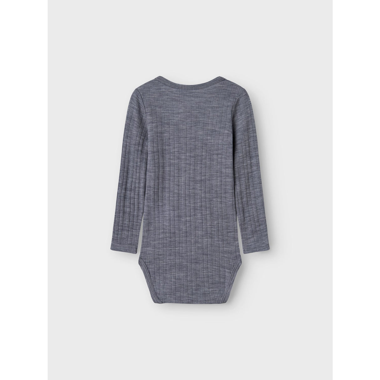 Name It Folkstone Gray Nmmwang Uld Needle Ls Body Solid