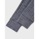 Name It Folkstone Gray Nmmwang Uld Needle Long Johns Solid Noos