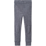 Name It Folkstone Gray Nmmwang Uld Needle Long Johns Solid Noos