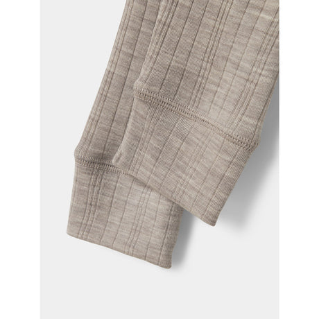 Name It Satellite Nmmwang Uld Needle Long Johns Solid Noos