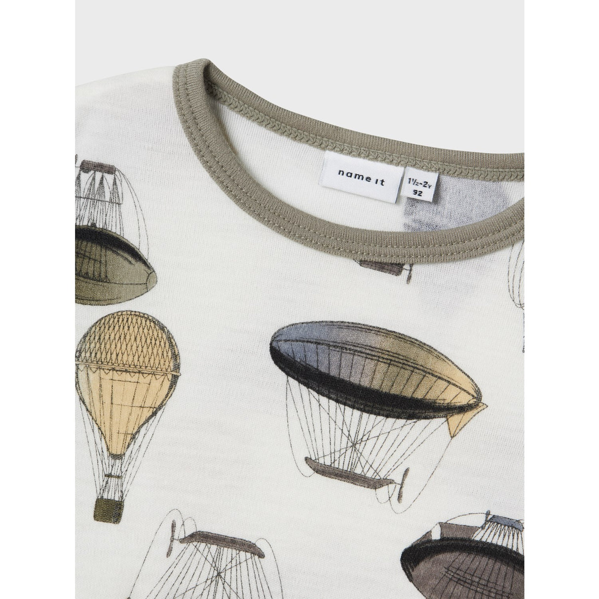 Name It Snow White Air Balloon Nmmwillitus Uld Ls Top Noos