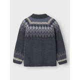 Name It Ombre Blue Iceland Nmmwriss Uld Ls Strik Card