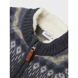 Name It Ombre Blue Iceland Nmmwriss Uld Ls Strik Card