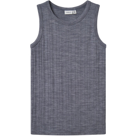 Name It Folkstone Gray Nkmwang Uld Needle Tank Top