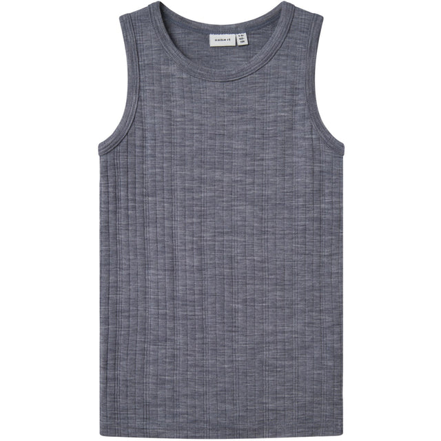 Name It Folkstone Gray Nkmwang Uld Needle Tank Top