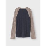 Name It Ombre Blue Satellites Sleeves Nkmwang Uld Needle Ls Top Solid