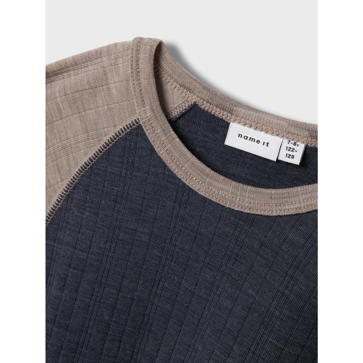 Name It Ombre Blue Satellites Sleeves Nkmwang Uld Needle Ls Top Solid