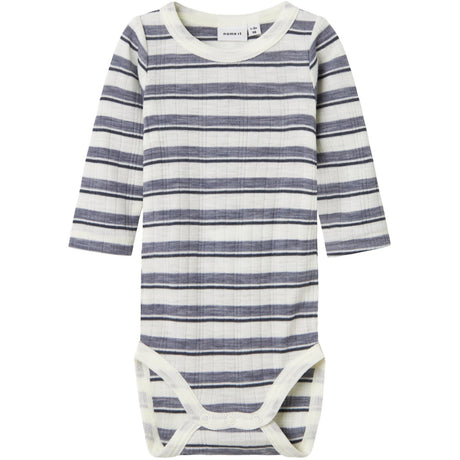 Name It Folkstone Gray Snow White Nbmwang Uld Needle Ls Body Noos