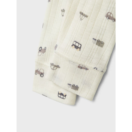 Name It Snow White Small Cars Nbmwang Uld Needle Long Johns Noos