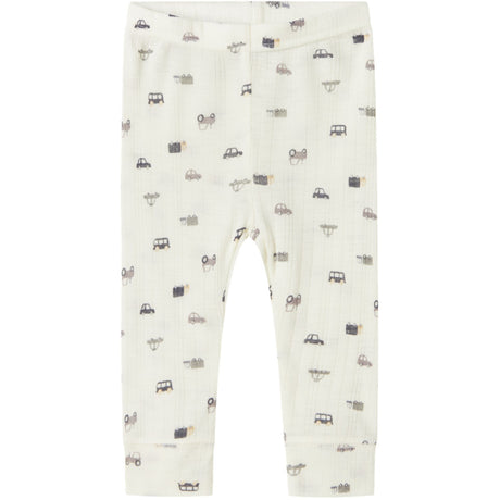 Name It Snow White Small Cars Nbmwang Uld Needle Long Johns Noos