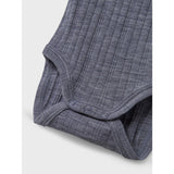 Name It Folkstone Gray Nbmwang Uld Needle Ls Body Solid Noos