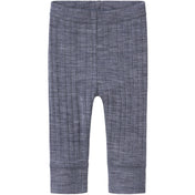 Name It Folkstone Gray Nbmwang Uld Needle Long Johns Solid Noos