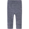 Name It Folkstone Gray Nbmwang Uld Needle Long Johns Solid Noos