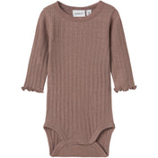 Name It Antler Nbfwossa Wo/Si Rib Ls Body