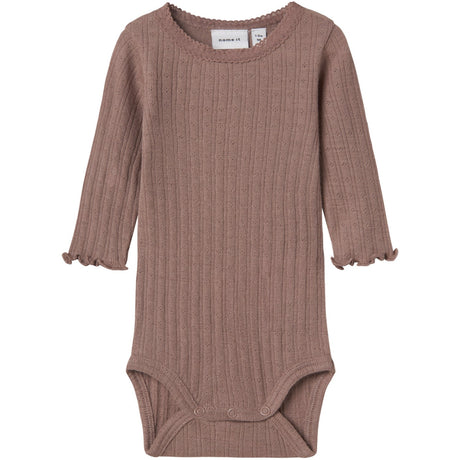 Name It Antler Nbfwossa Wo/Si Rib Ls Body