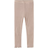 Name It Shadow Gray Nmfwossa Wo/Si Rib Leggings