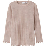 Name It Shadow Gray Nmfwossa Wo/Si Rib Ls Top