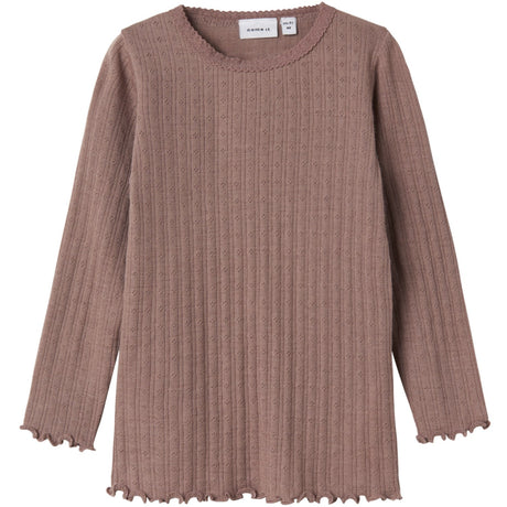 Name It Antler Nmfwossa Wo/Si Rib Ls Top