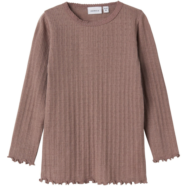 Name It Antler Nmfwossa Wo/Si Rib Ls Top