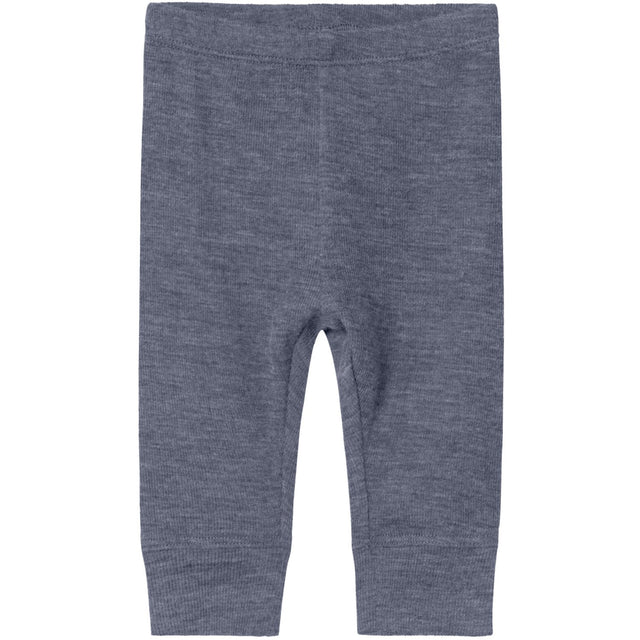 Name It Folkstone Gray Nbmwossa Wo/Si Rib Long Johns