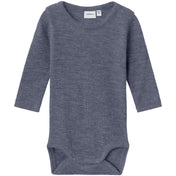 Name It Folkstone Gray Nbmwossa Wo/Si Rib Ls Body