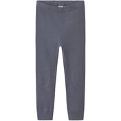 Name It Folkstone Gray Nmmwossa Wo/Si Rib Long Johns