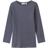 Name It Folkstone Gray Nmmwossa Wo/Si Rib Ls Top