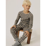 Name It Satellite Ombre Blue Nkmwang Uld Needle Ls Top Stripe