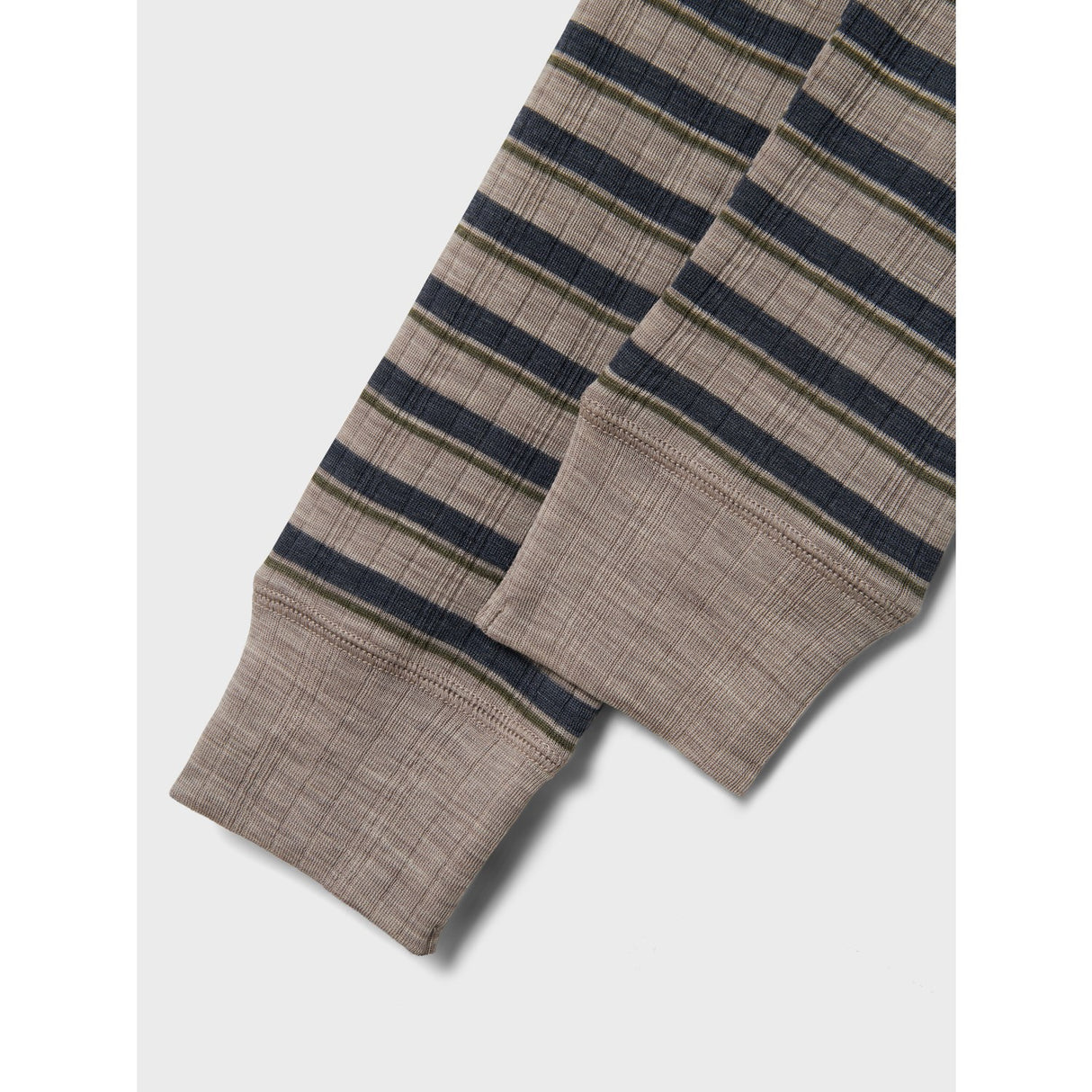 Name It Satellite Ombre Blue Nkmwang Uld Needle Long Johns Stripe