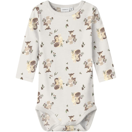 Name It Snow White Forest Animals Nbnwillu Uld Ls Body