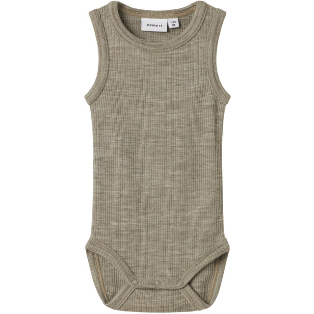Name It Dried Sage Nbnwax Uld Rib Tank Body