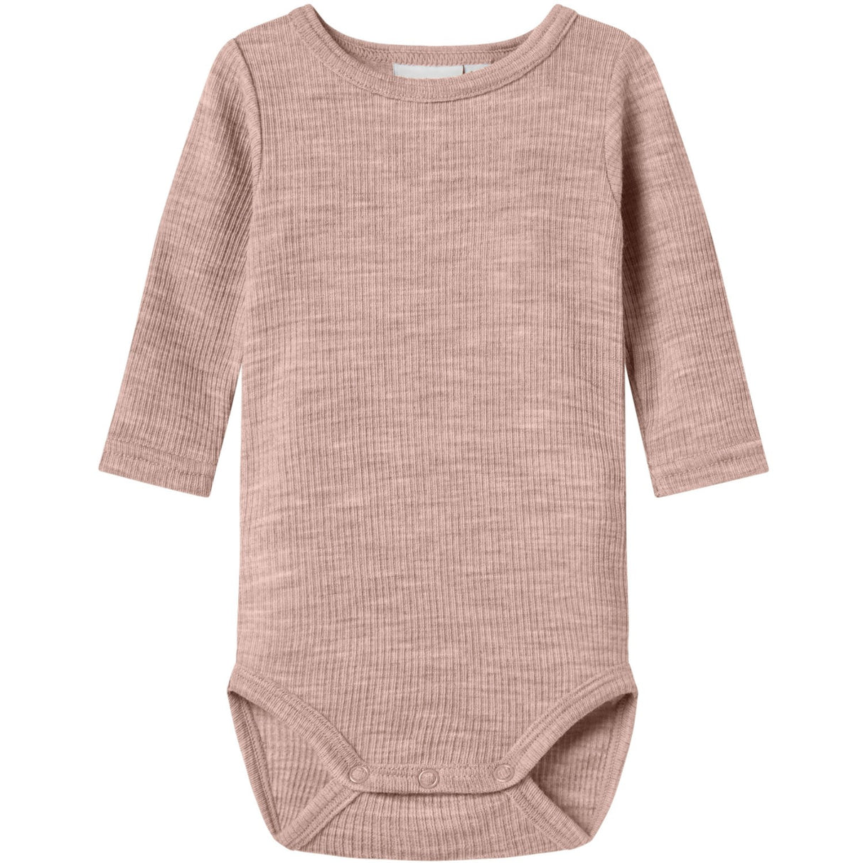 Name It Shadow Gray Nbnwax Uld Rib Ls Body Noos