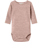 Name It Shadow Gray Nbnwax Uld Rib Ls Body Noos