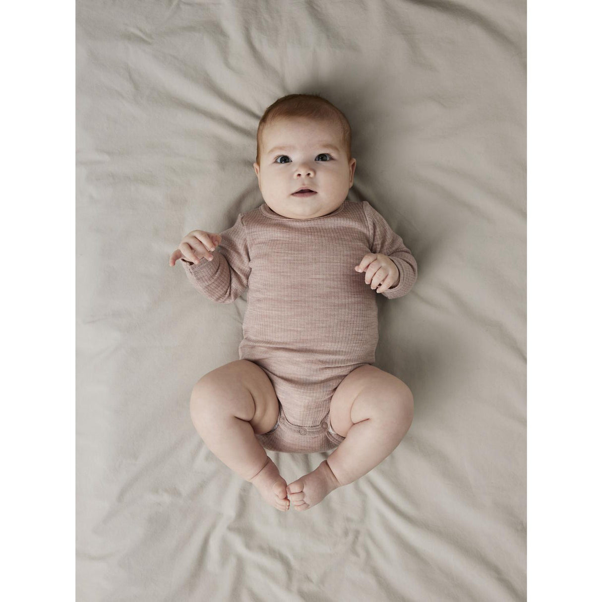 Name It Shadow Gray Nbnwax Uld Rib Ls Body Noos