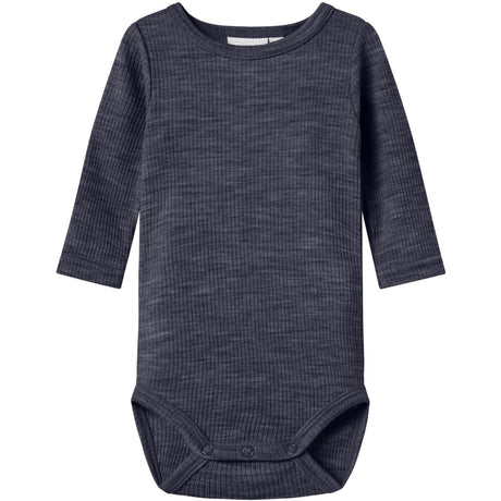 Name It Ombre Blue Nbnwax Uld Rib Ls Body Noos