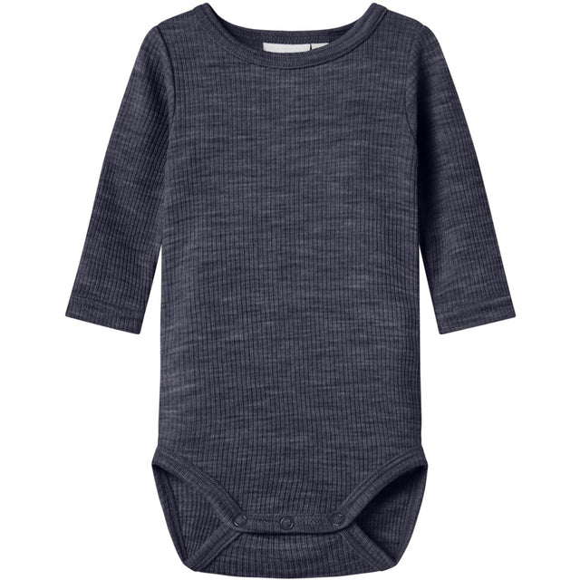 Name It Ombre Blue Nbnwax Uld Rib Ls Body Noos