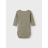 Name It Dried Sage Nbnwax Uld Rib Ls Body Noos