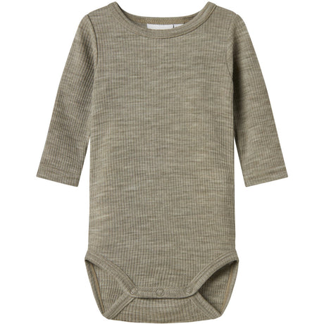 Name It Dried Sage Nbnwax Uld Rib Ls Body Noos