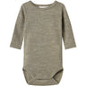 Name It Dried Sage Nbnwax Uld Rib Ls Body Noos