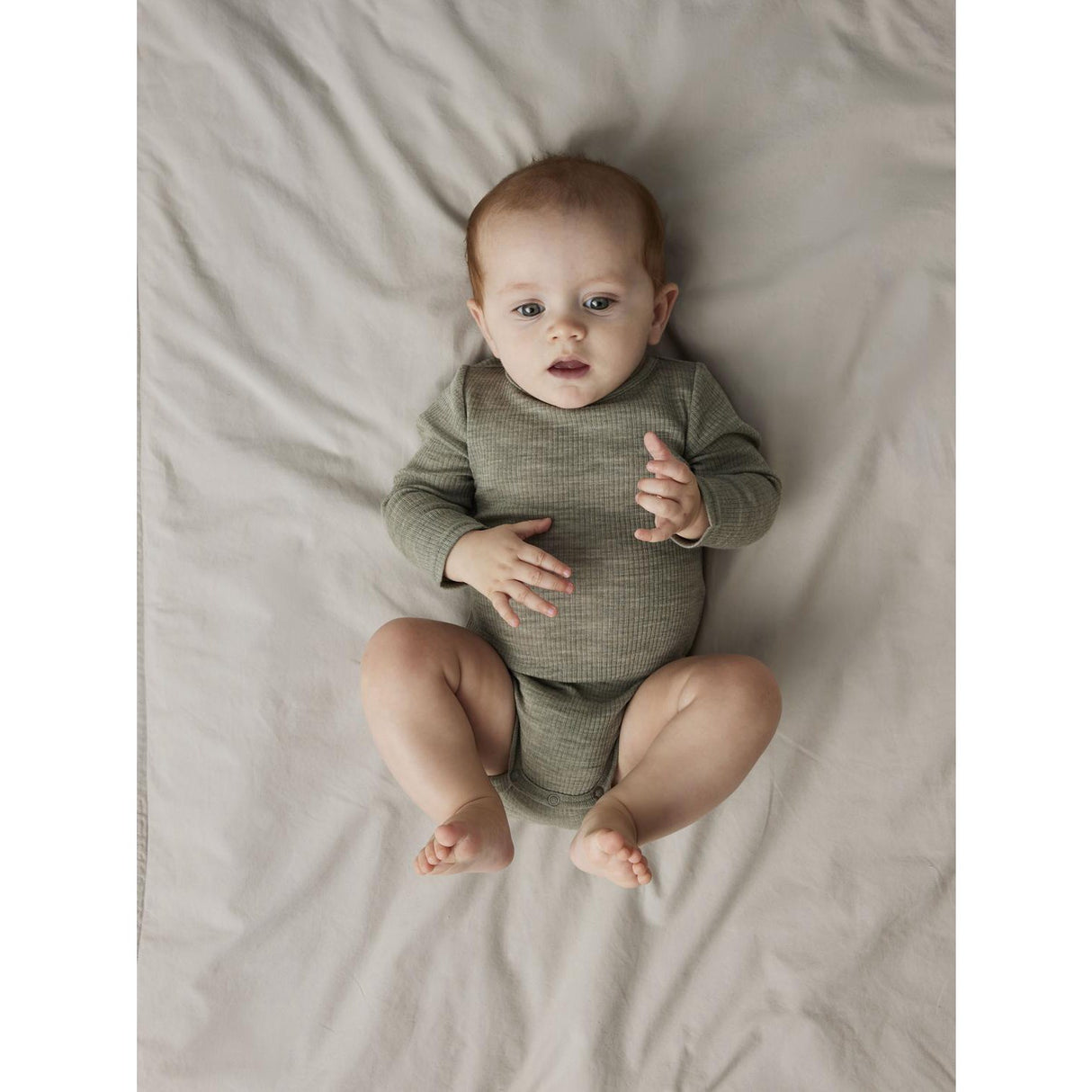 Name It Dried Sage Nbnwax Uld Rib Ls Body Noos