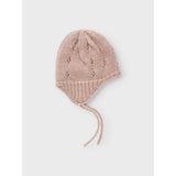 Name It Shadow Gray Bow Nbfwrilla Sløjfe Uld Strik Hue