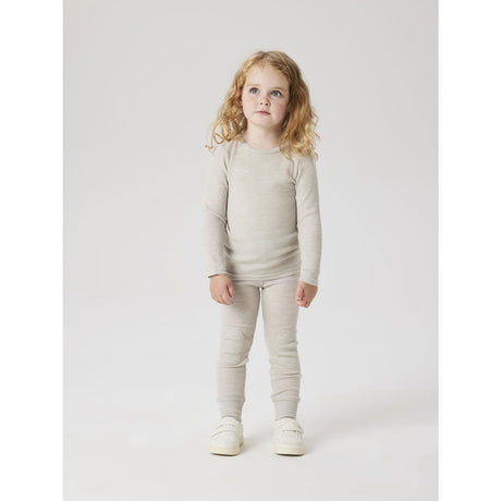 Name It Nacreous Cloud Nmnwax Uld Rib Leggings Noos