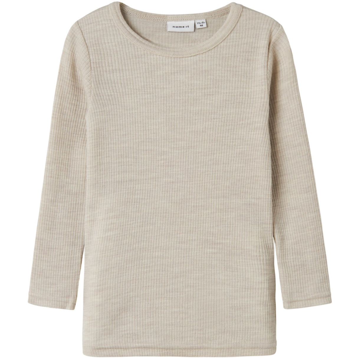 Name It Nacreous Cloud Nmnwax Uld Rib Ls Top Noos