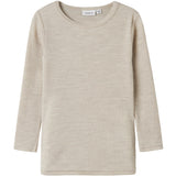 Name It Nacreous Cloud Nmnwax Uld Rib Ls Top Noos